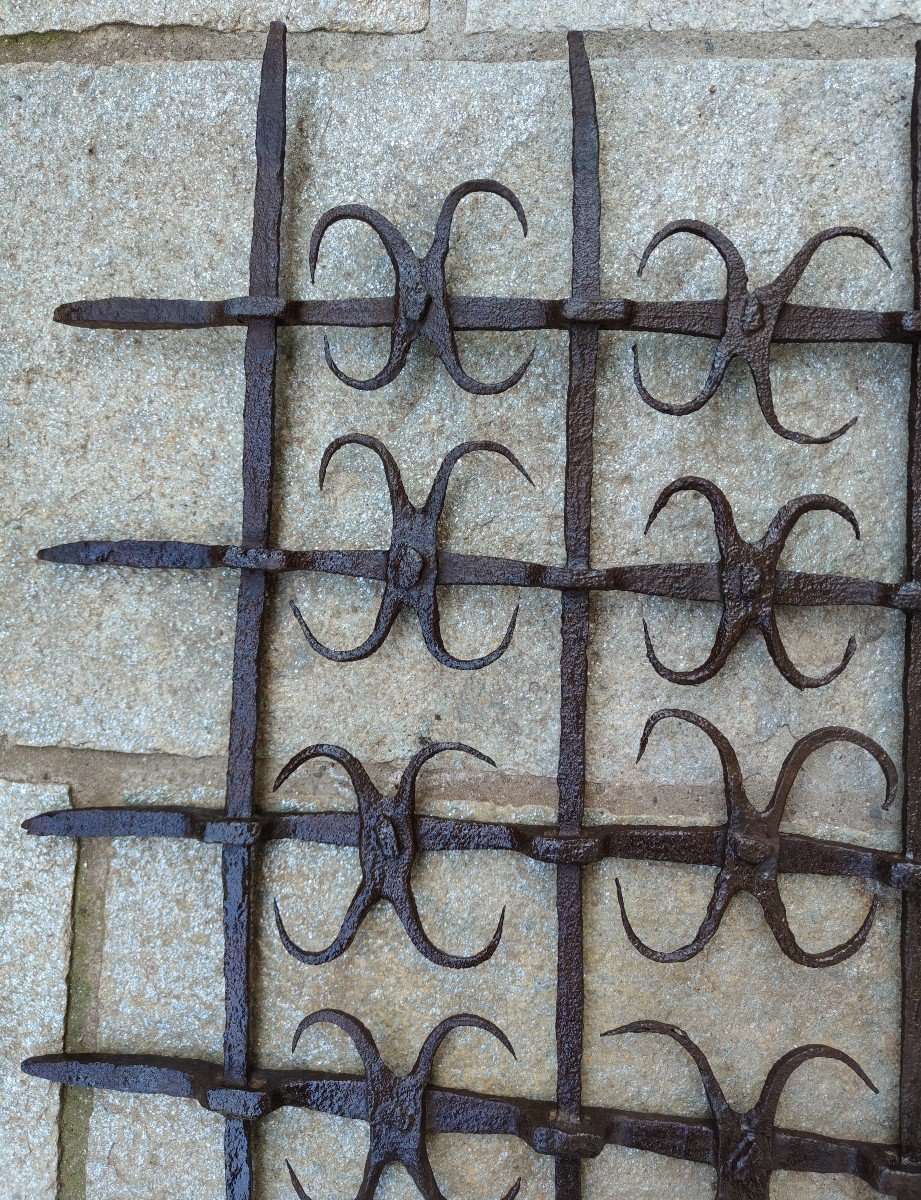 Rare Large Haute époque Window Grate-photo-1
