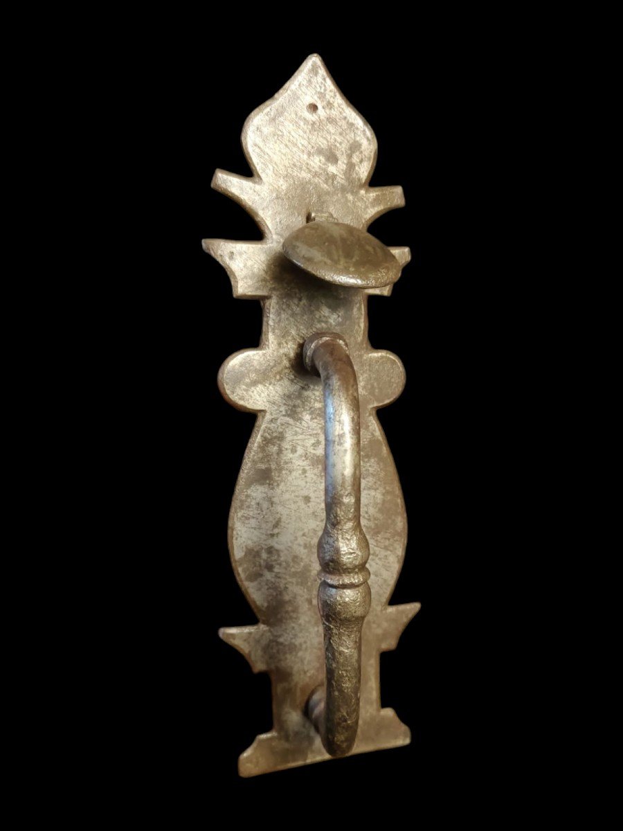   Wrought Iron  Door Handle XVII Century-photo-2