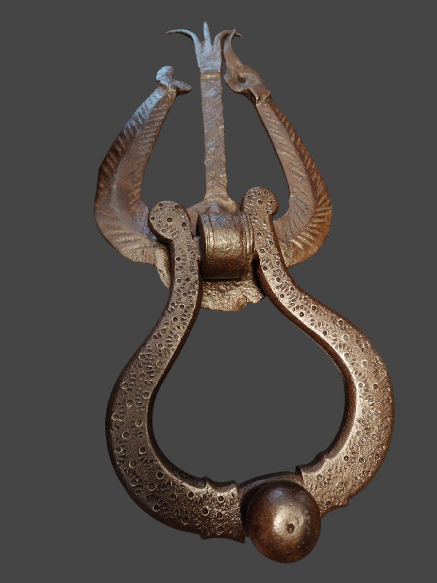 Large Wrought Iron Door Knocker,  XVI Century