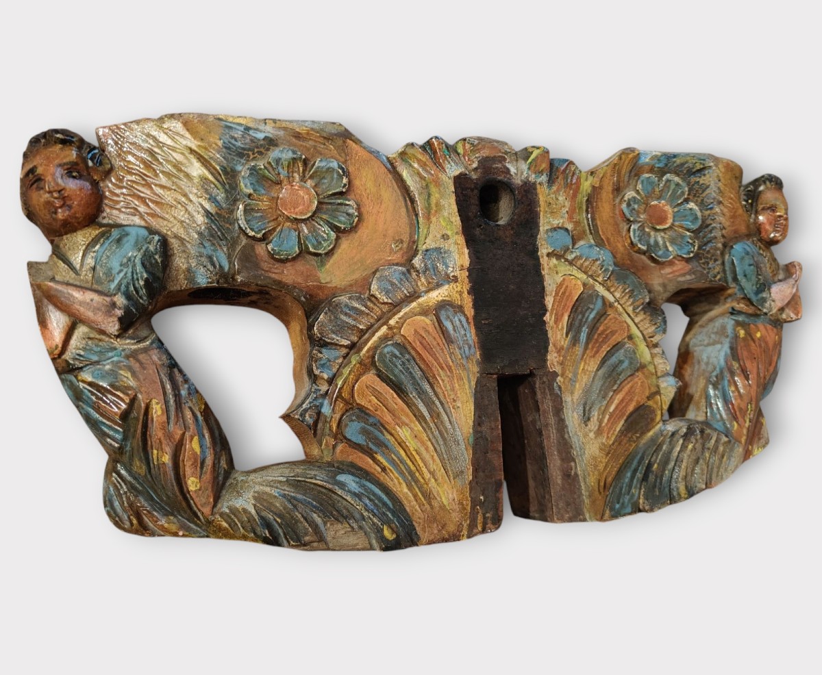 Sculpted Element Of A Sicilian Cart-photo-3