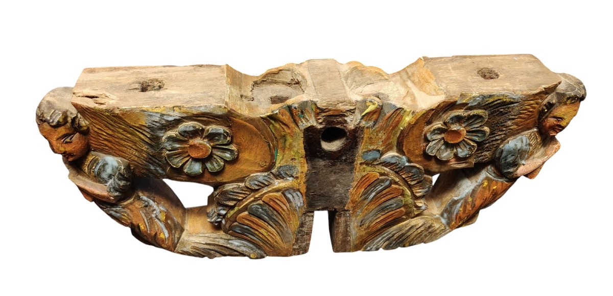 Sculpted Element Of A Sicilian Cart-photo-5