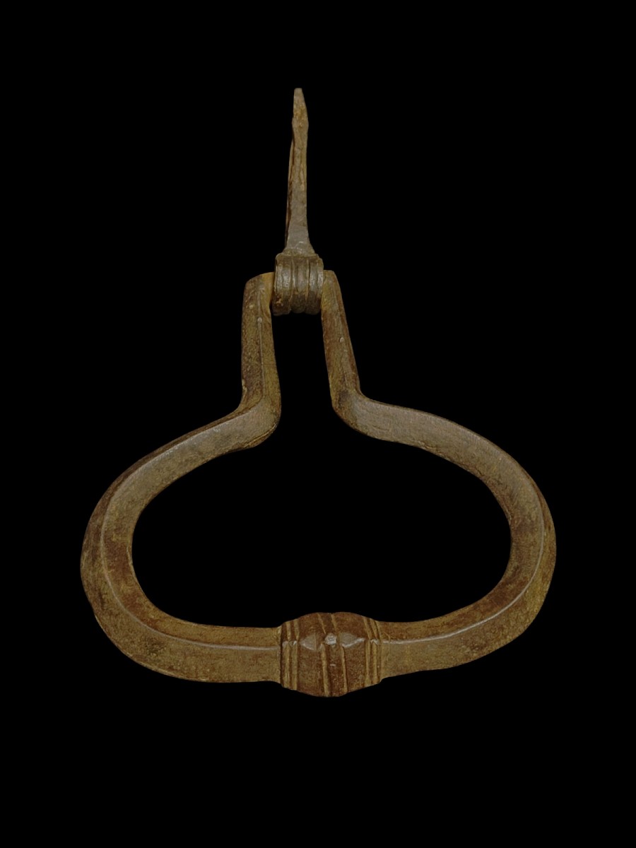 Wrought Iron Italian Door Knocker XVII Century-photo-3