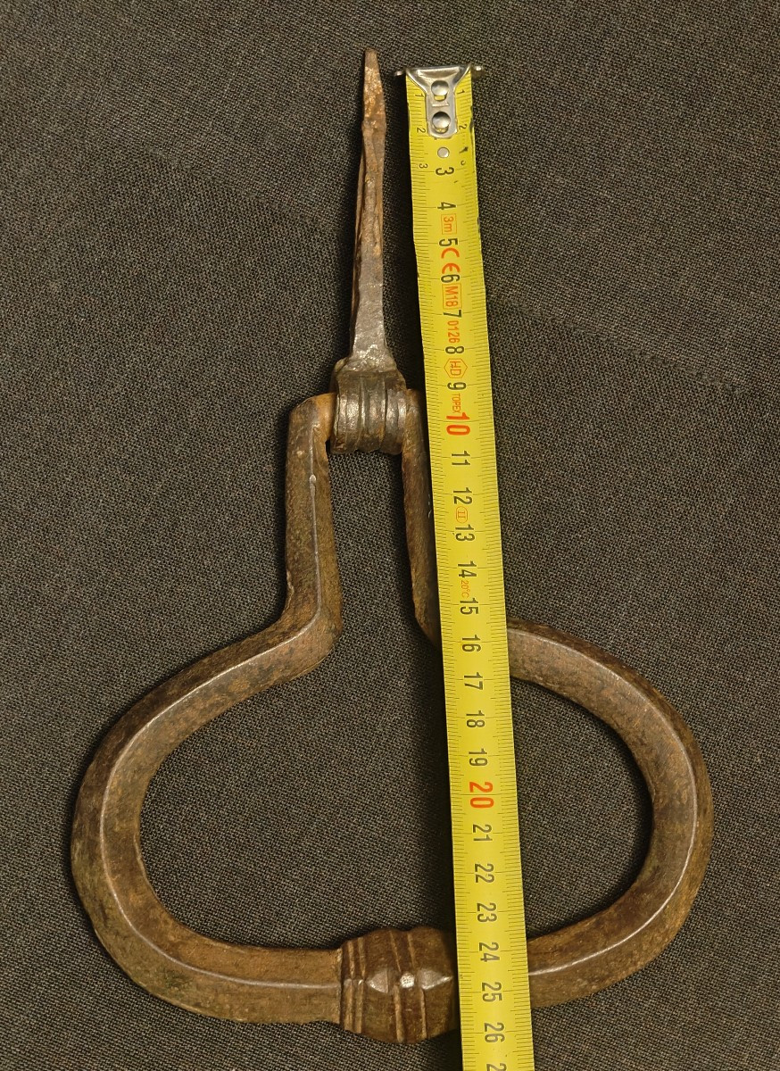 Wrought Iron Italian Door Knocker XVII Century-photo-2