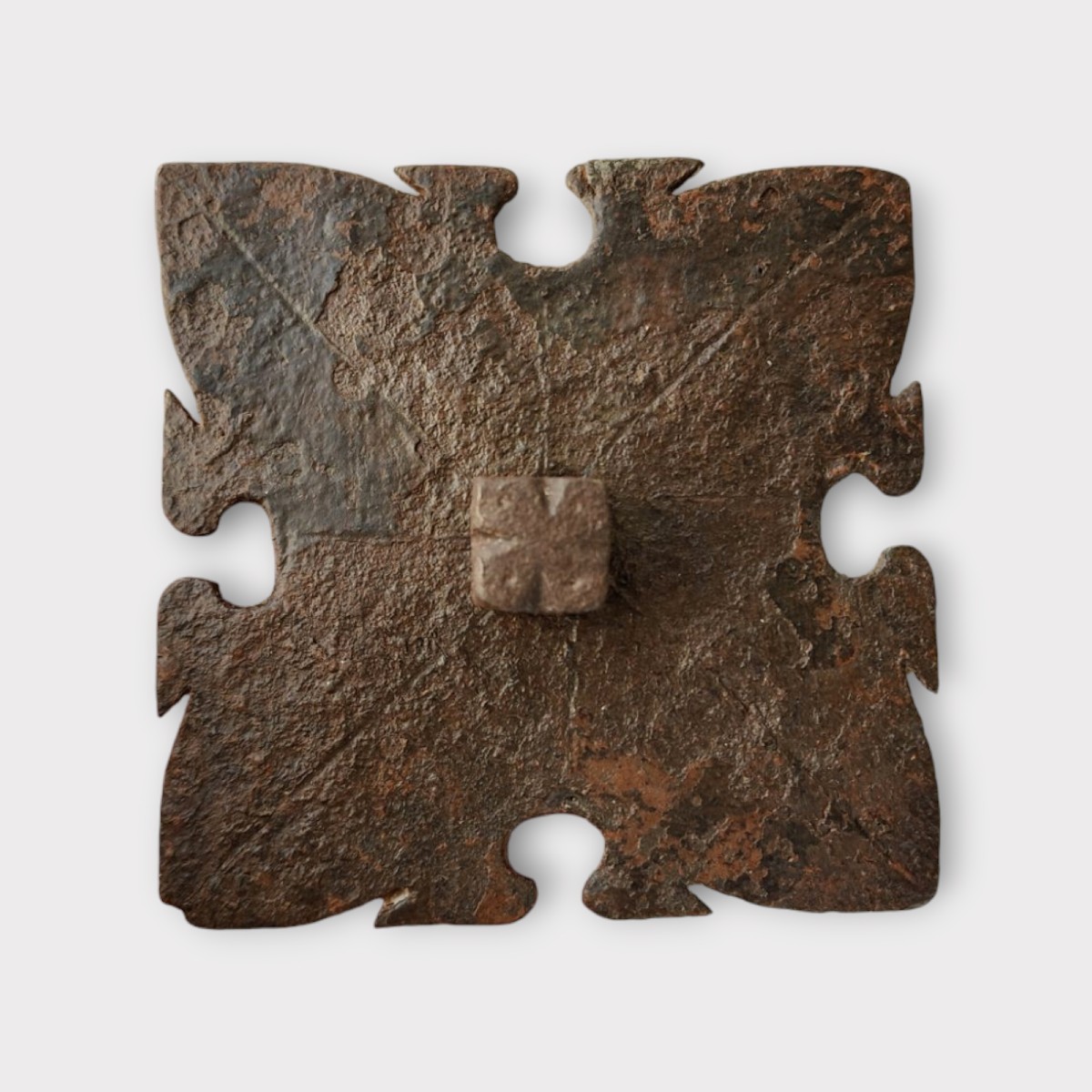 3 Large Wrought Iron Nails XVII Century-photo-6