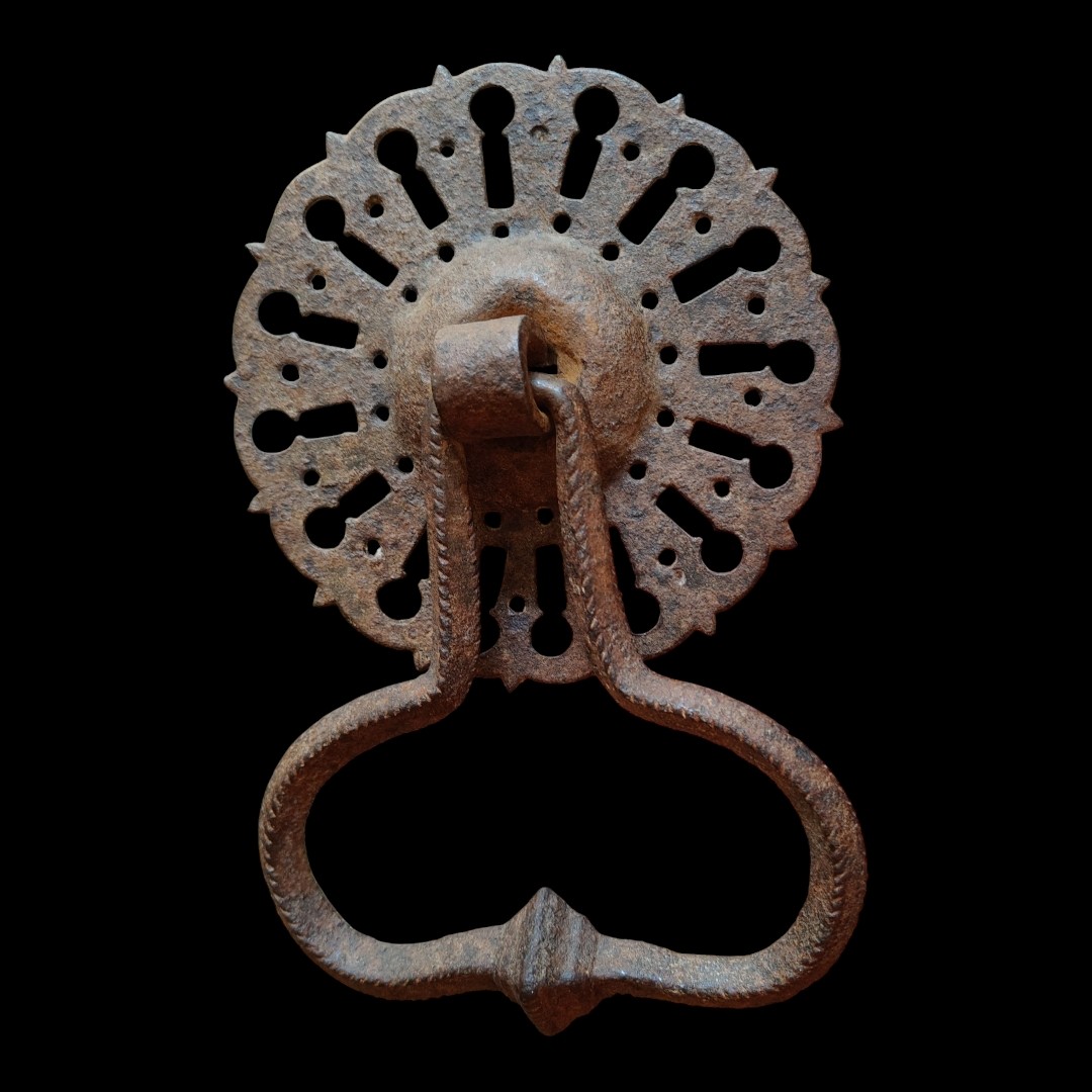 Haute Epoque  Wrought Iron Door Knocker-photo-1