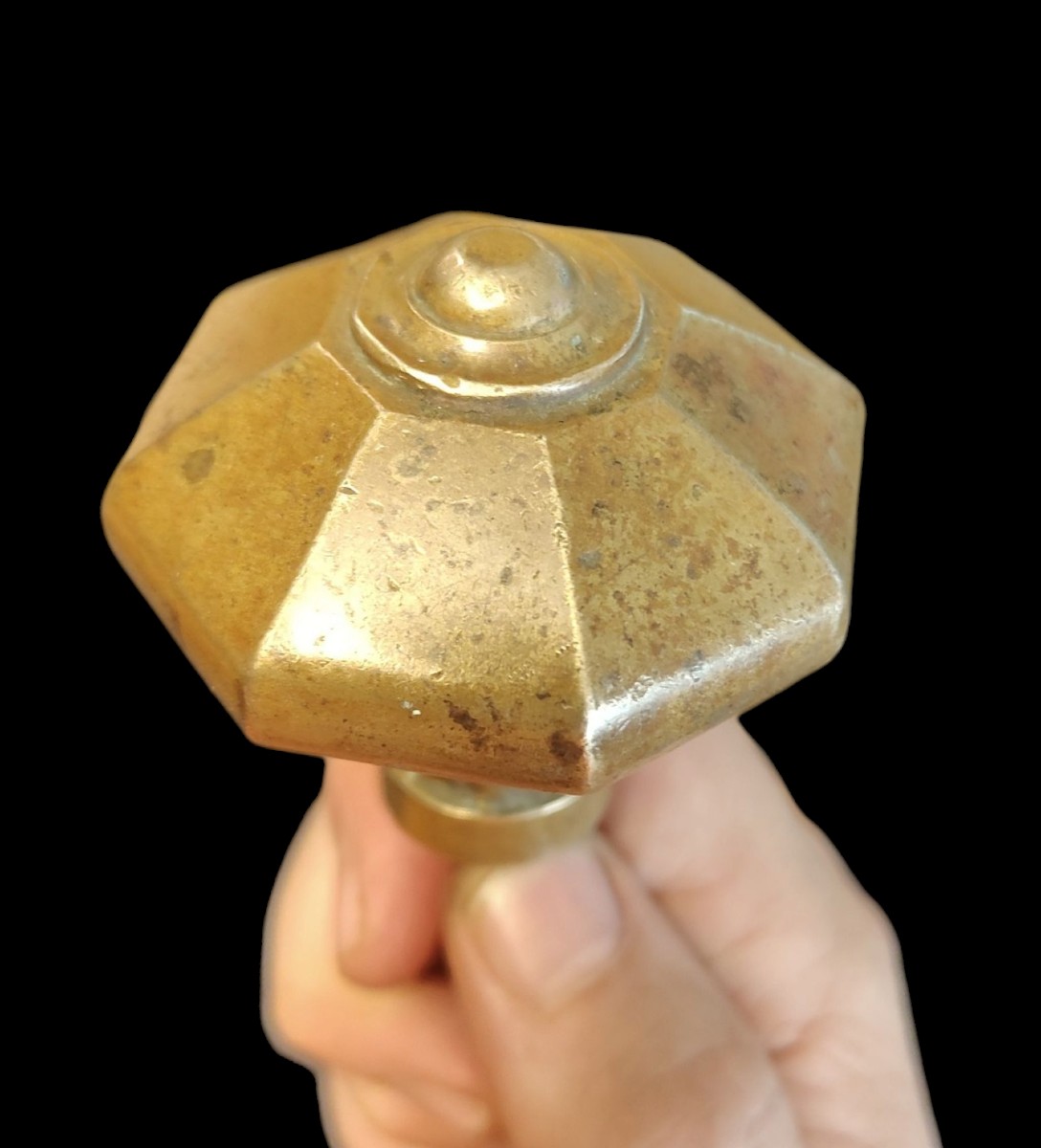 Bouton de porte en bronze ou laiton-photo-2