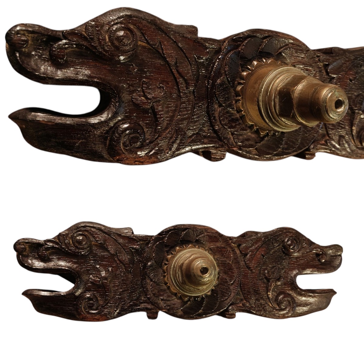 Zoomorphic Wooden Barrell Lock Late XVIII Century