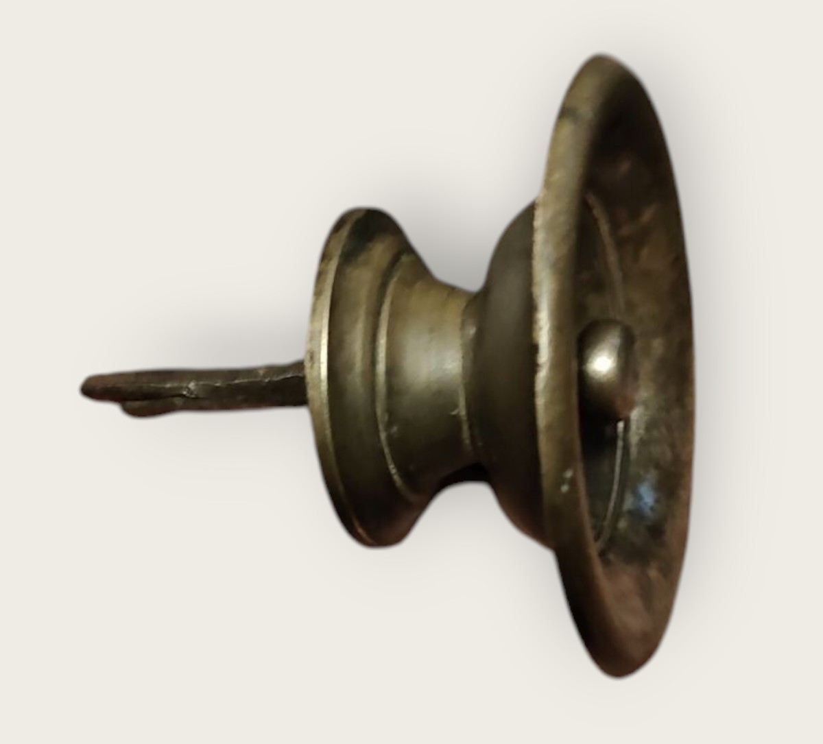 Bronze Knob For Door Or Cabinet Eighteenth Century XVIII Century-photo-3