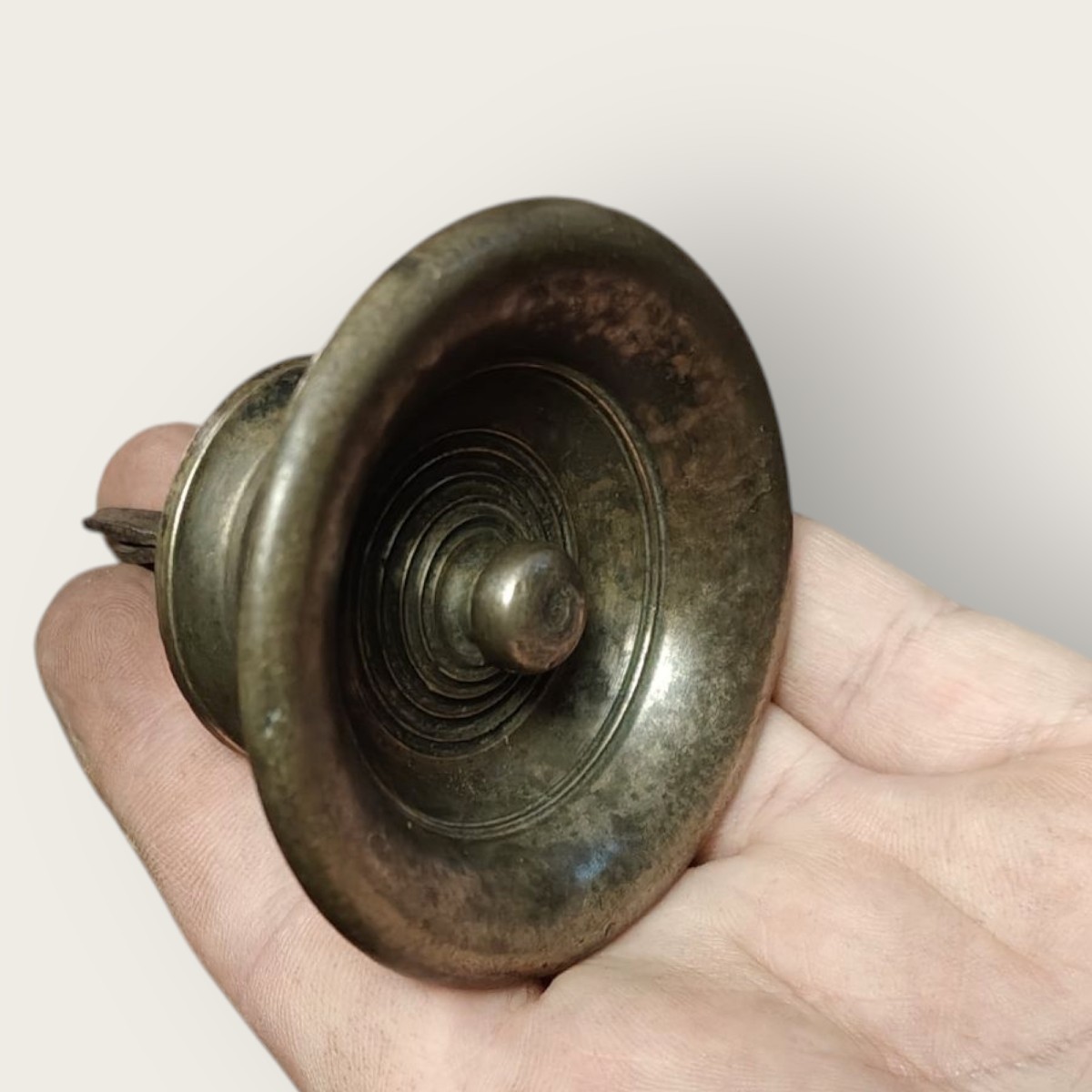 Bronze Knob For Door Or Cabinet Eighteenth Century XVIII Century-photo-3