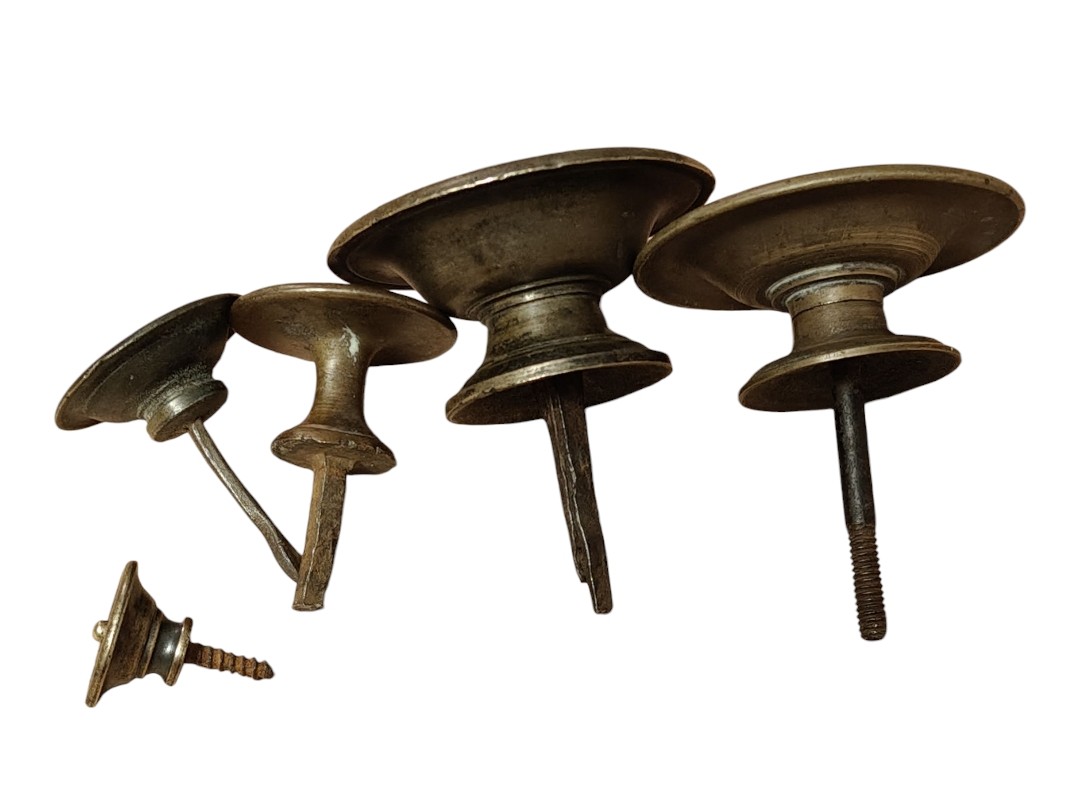 Bronze Knob For Door Or Cabinet Eighteenth Century XVIII Century-photo-7