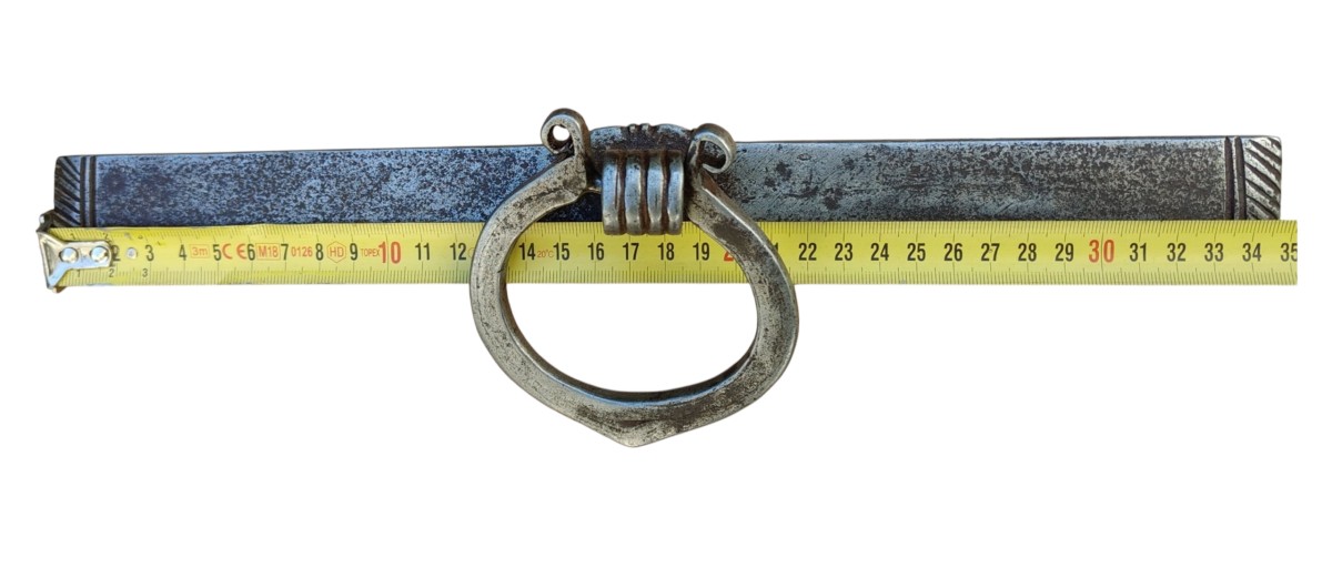 2 Italian Wrought Iron Bolts XVIII Century-photo-4