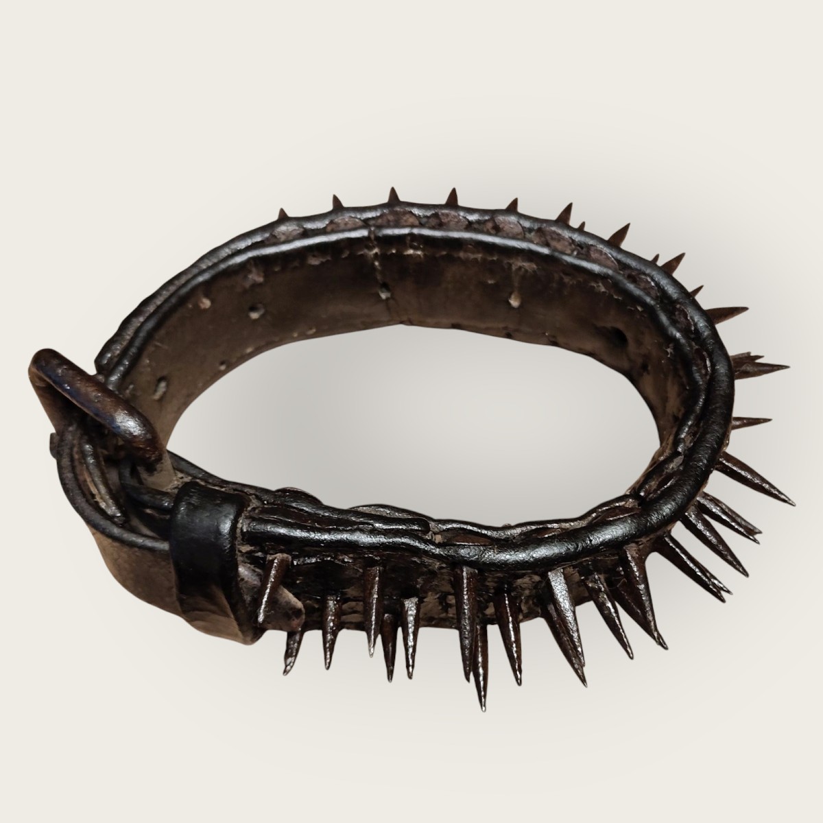 A Leather Dog Collar Late XVIII Century-photo-4