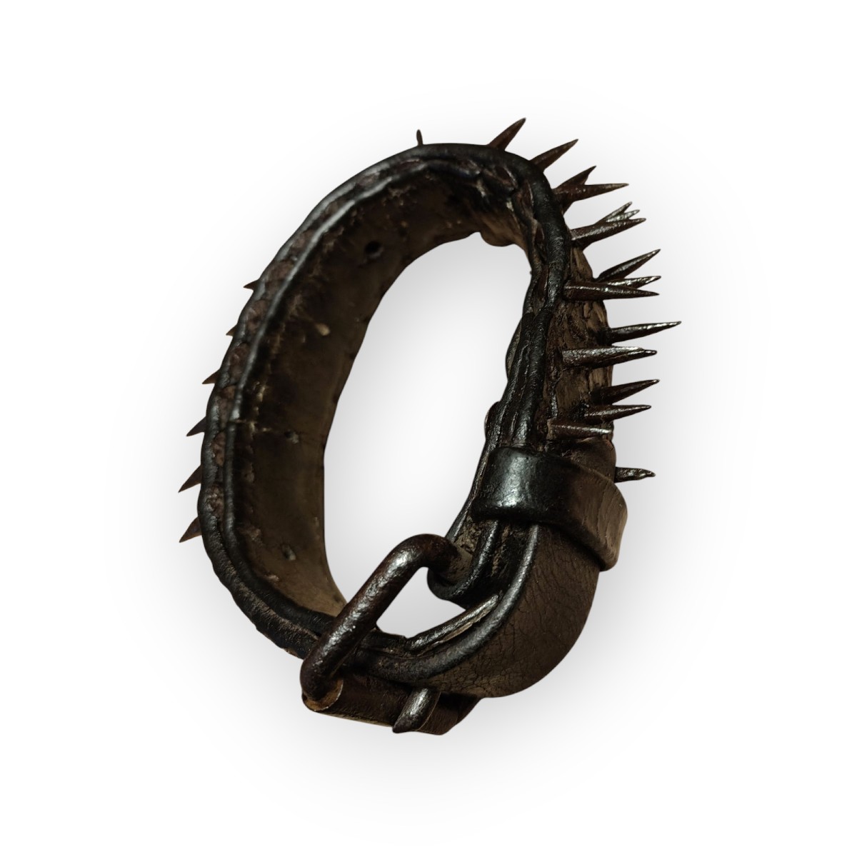 A Leather Dog Collar Late XVIII Century-photo-5