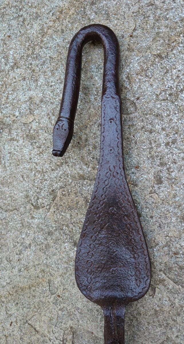 Grand élément Zoomorphe De Charrette XVIIIe Siècle-photo-3