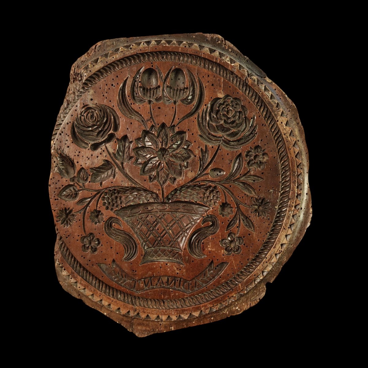 Grande marque en bois XVIIIe siècle-photo-2