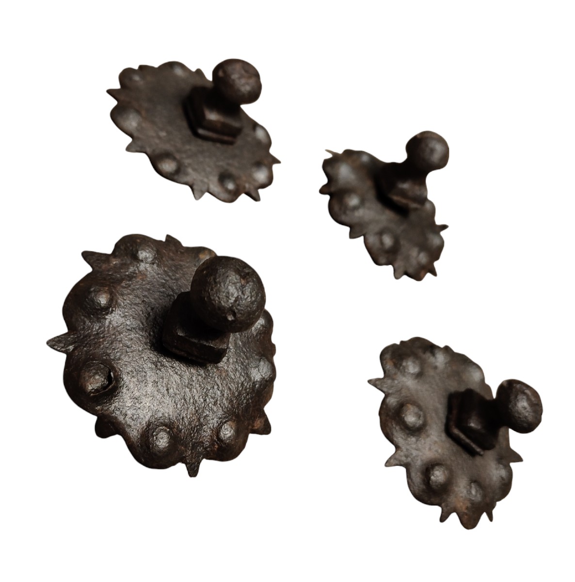 4 Clous en fer forgé XVI-XVIIe siècle-photo-5