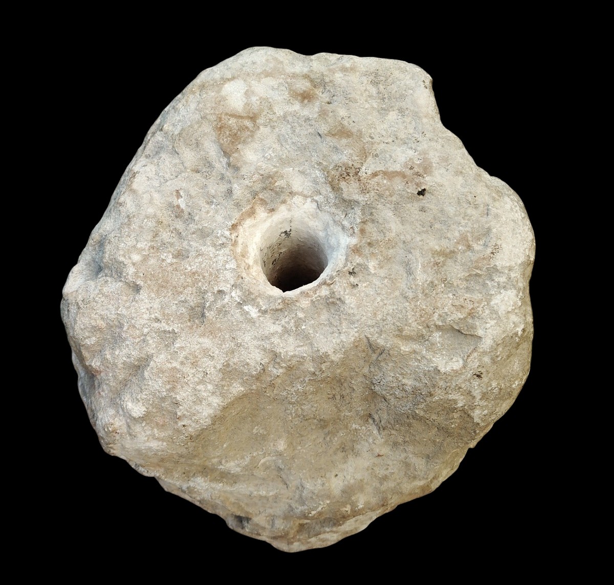 Refined Romanesque Stone Capital Decorated With Camunian Roses XIII Century-photo-3