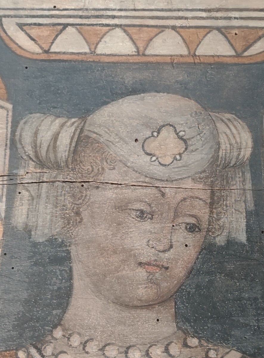 16th Century Italian Ceiling Panel-photo-2