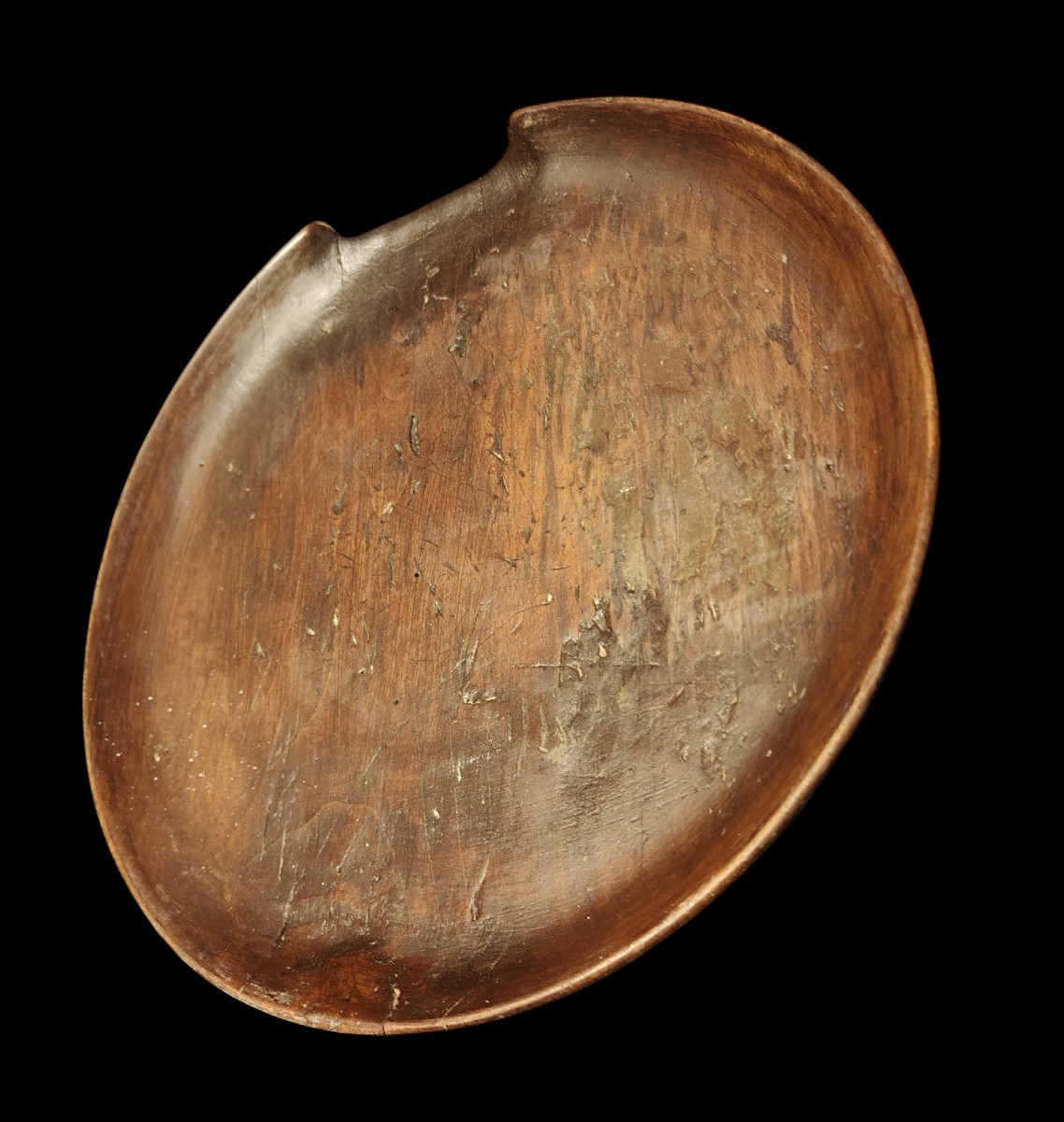 Bol en bois tourné à fromage, Alpes Italiennes XVIII-XIXe siècle-photo-2