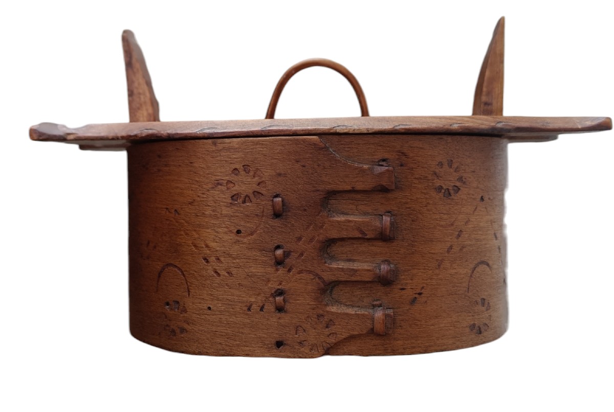 Boîte En écorce De Bouleau à Aliments Zone Scandinave-photo-3