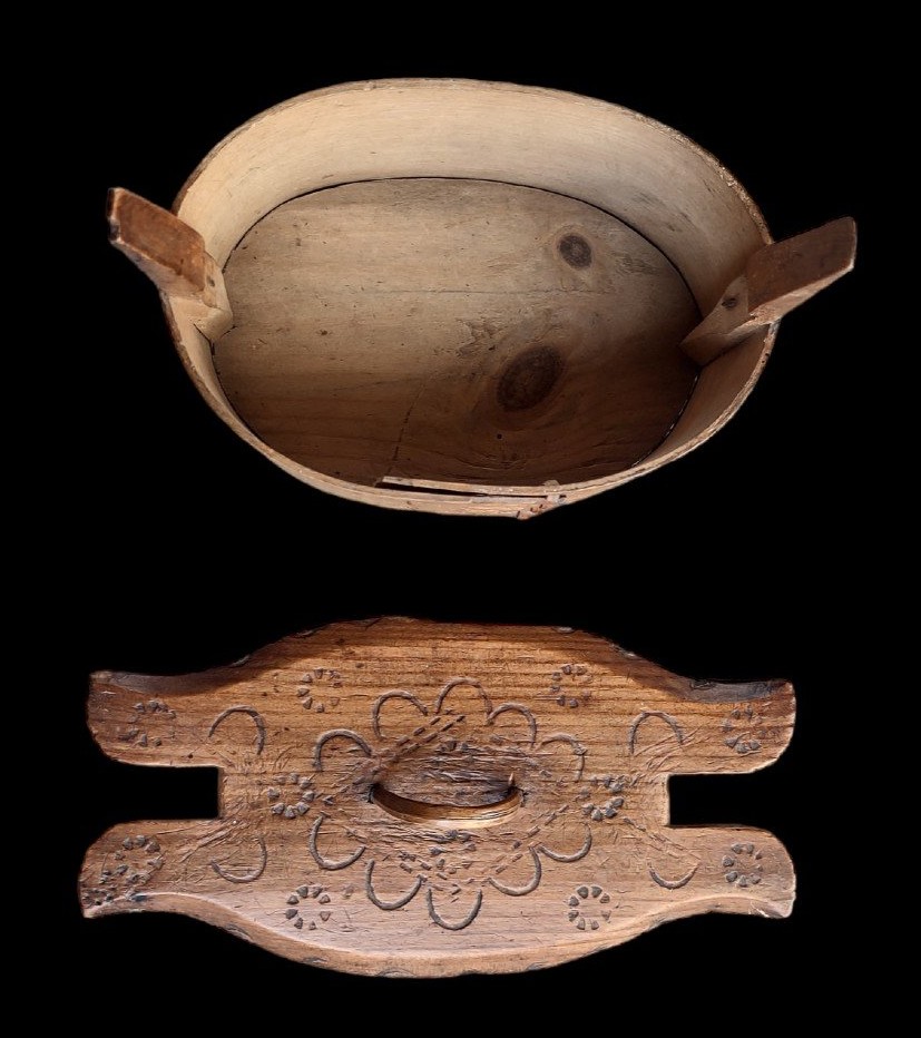 Boîte En écorce De Bouleau à Aliments Zone Scandinave-photo-5