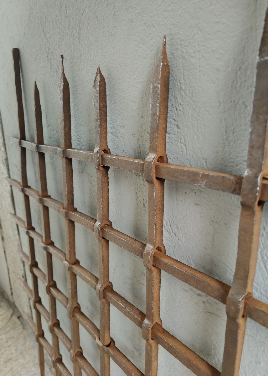 Grille en fer forgé Italie XVIe siècle-photo-3