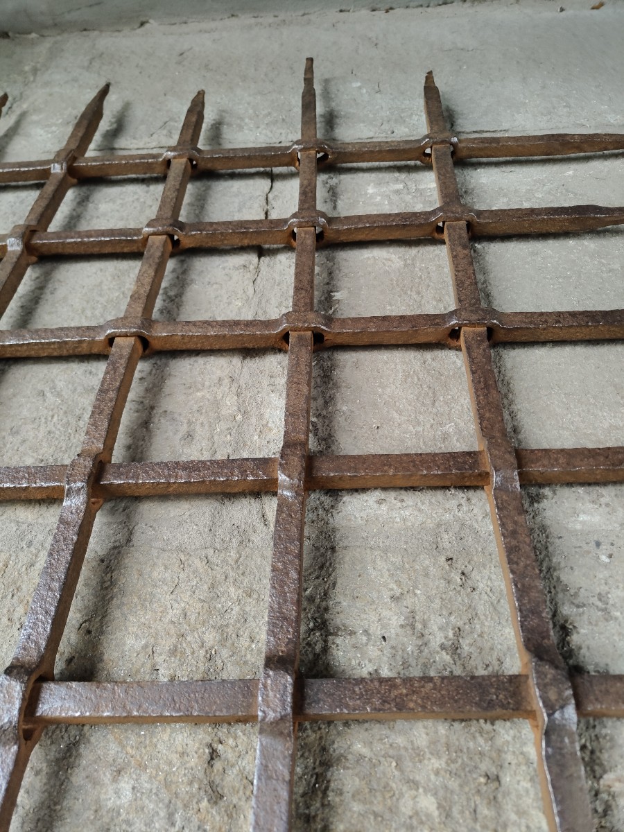 Grille en fer forgé Italie XVIe siècle-photo-1