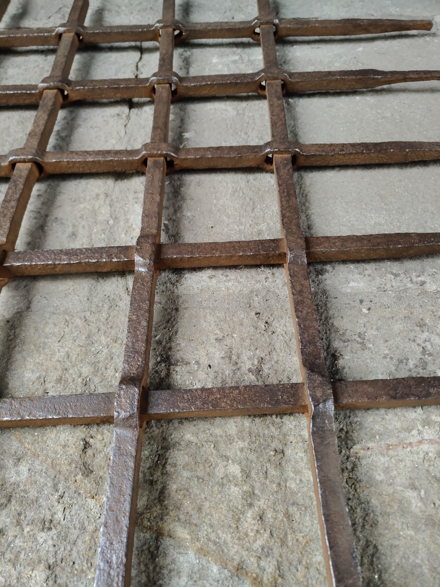 Grille en fer forgé Italie XVIe siècle-photo-5