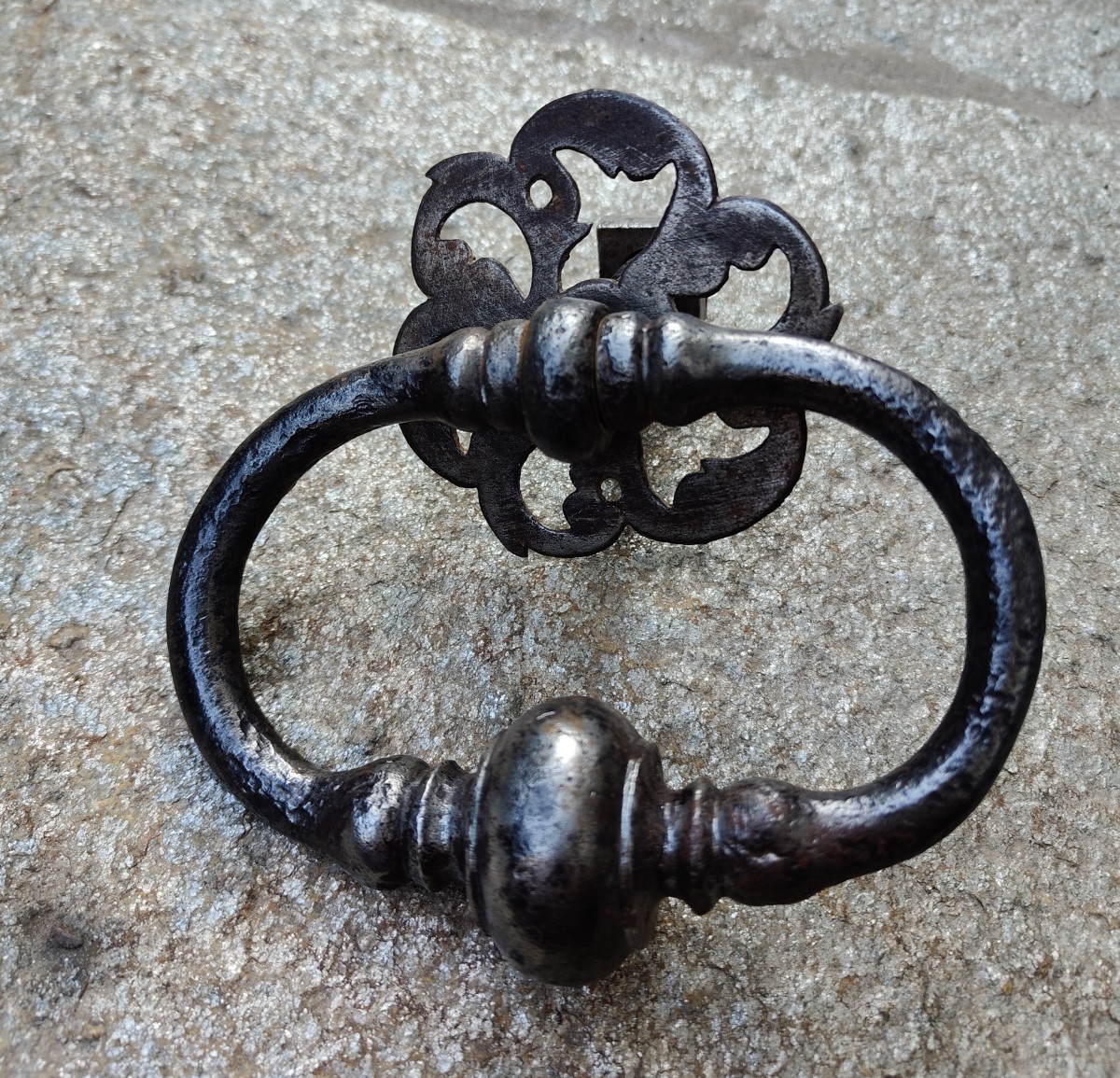 Proantic: Wrought Iron Door Knickers XVIII Century
