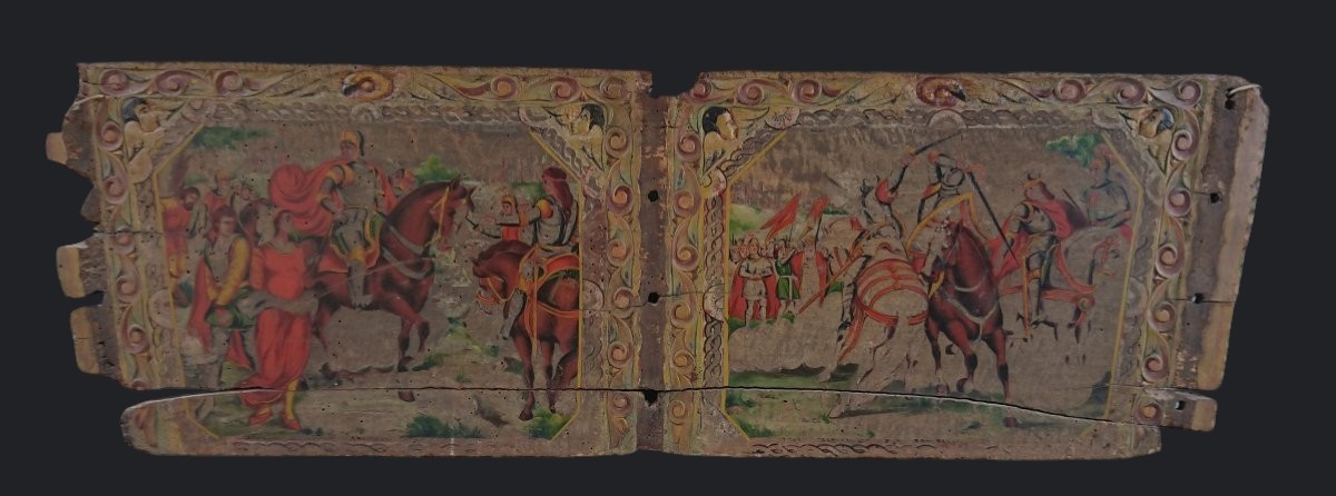 Elément De Charrette Sicilienne Réalisé Par La Famille Ducato