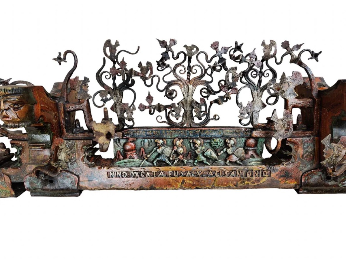 Beautiful Sicilian "cassafuso" Made By The Famous Cartwrights d'Agata Of Aci Sant'antonio.-photo-5