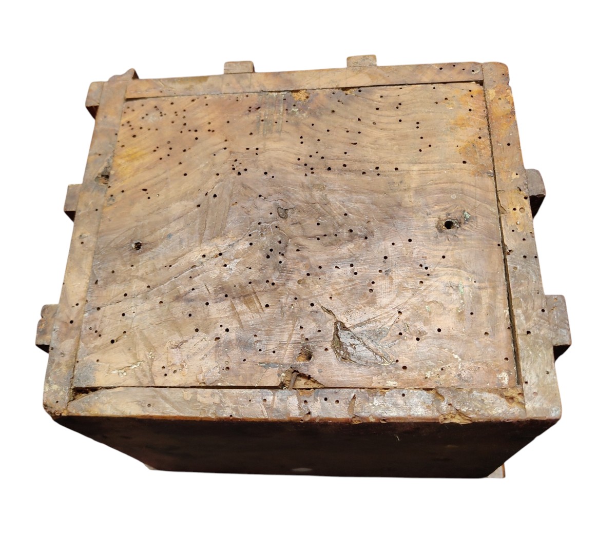 Haute Epoque Wooden Alms Box-photo-2