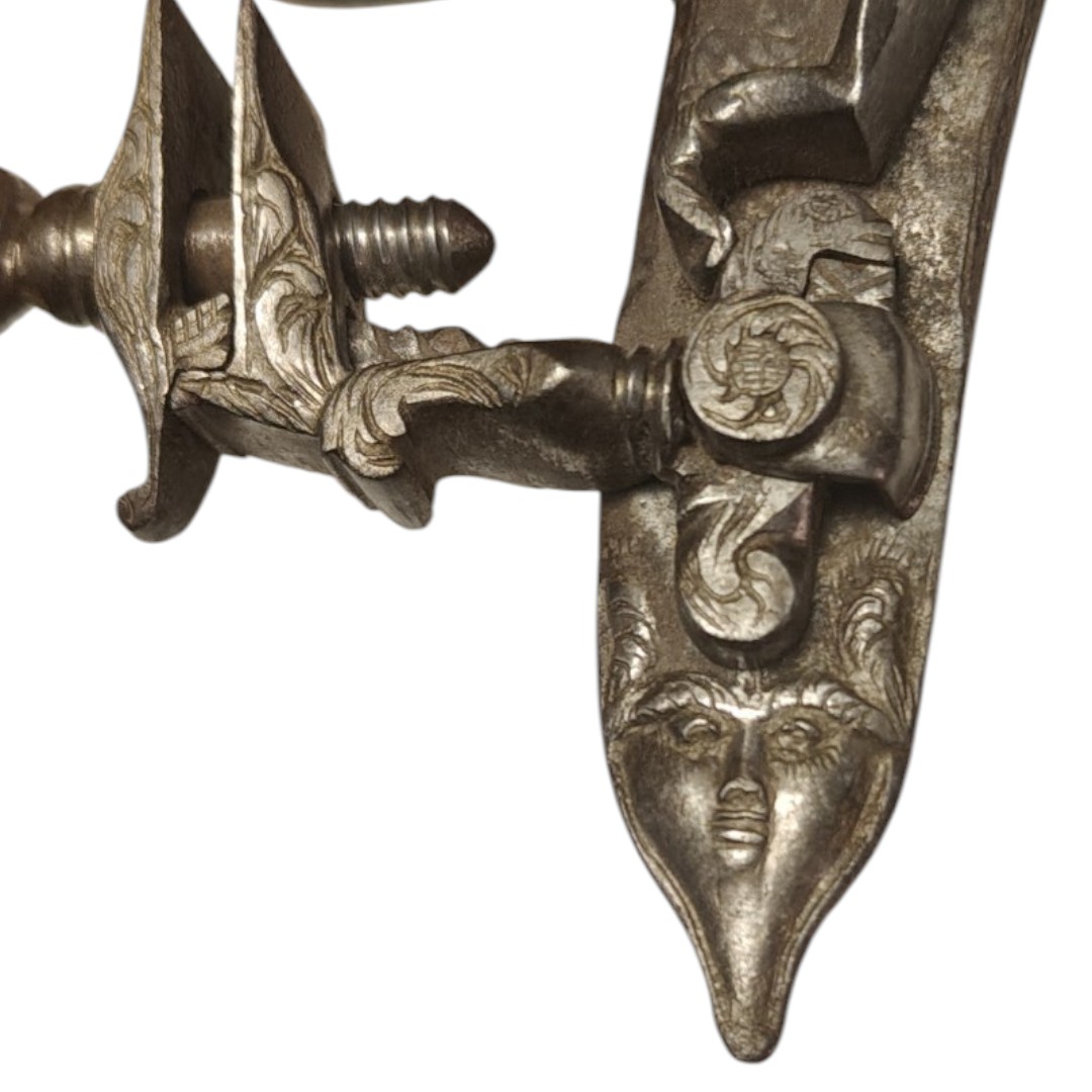 Fully Engraved Steel Miquelet Lock Naples 1700 Circa-photo-2