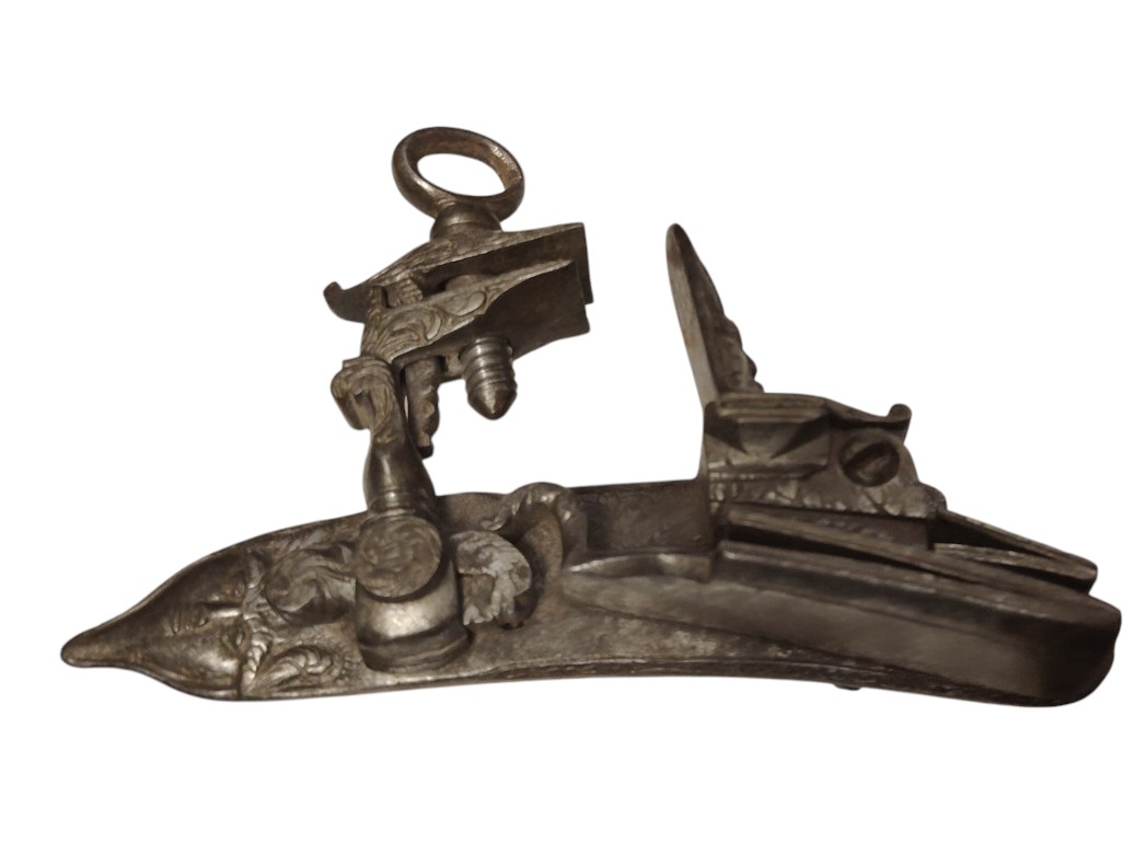 Fully Engraved Steel Miquelet Lock Naples 1700 Circa-photo-3