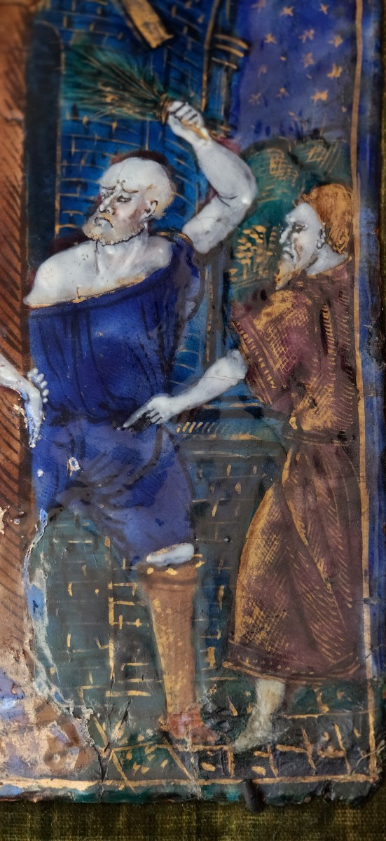 Atelier de Colin NOUAILHER. (c. 1514-c. 1588) La Flagellation du Christ-photo-4