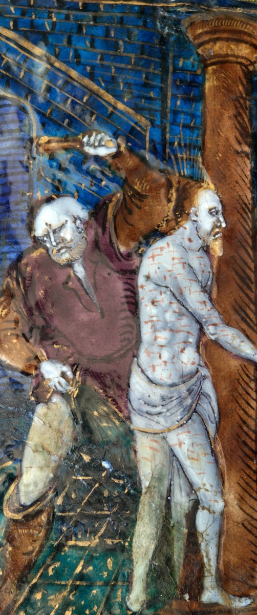 Atelier de Colin NOUAILHER. (c. 1514-c. 1588) La Flagellation du Christ-photo-1