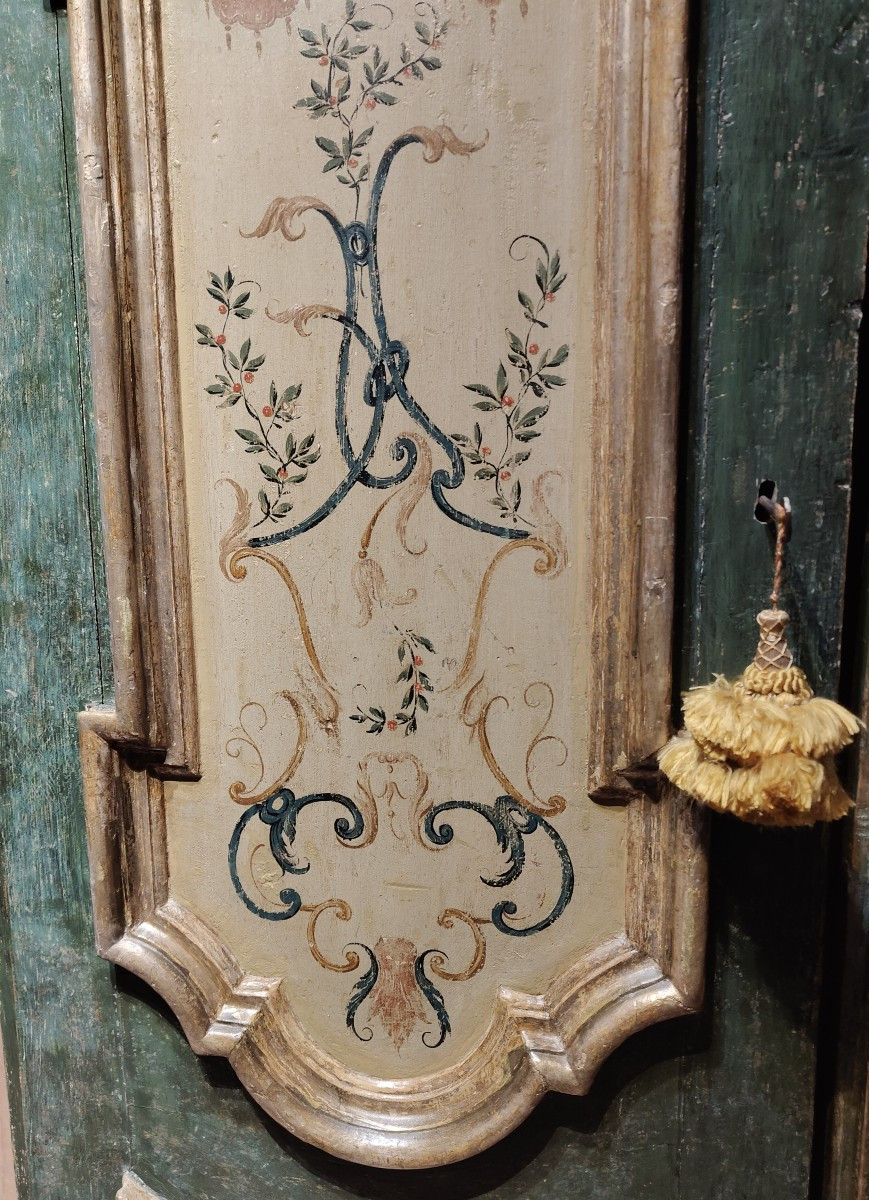 Italian Painted Door Naples 1750 Circa-photo-4