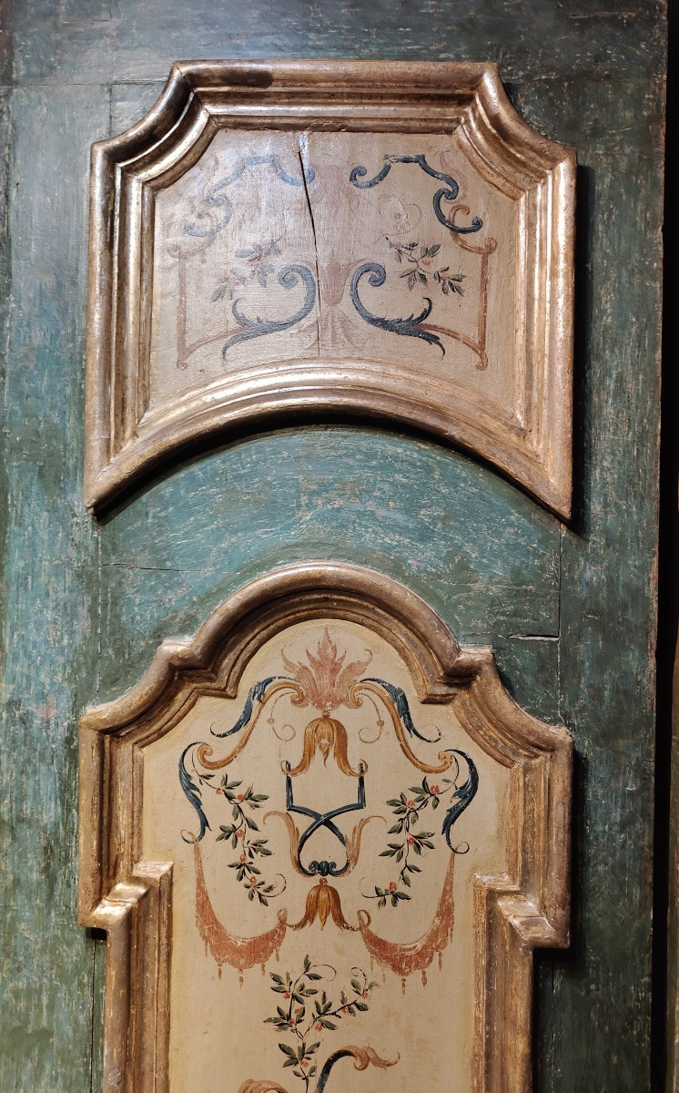 Italian Painted Door Naples 1750 Circa-photo-2
