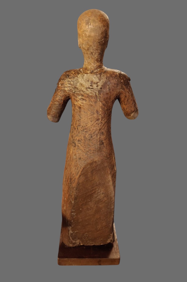 Italian Wooden Painted Mannequin XVIII Century Height 92 Cm-photo-4