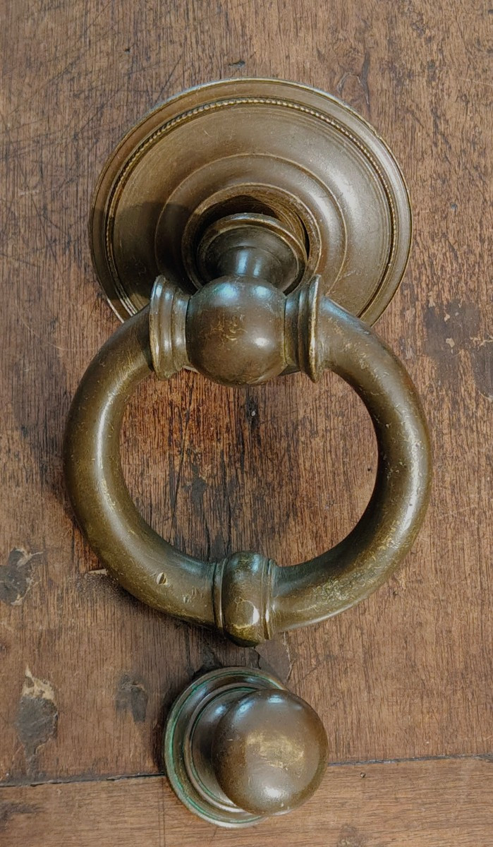 Late 18th-century Bronze Door Knocker-photo-3