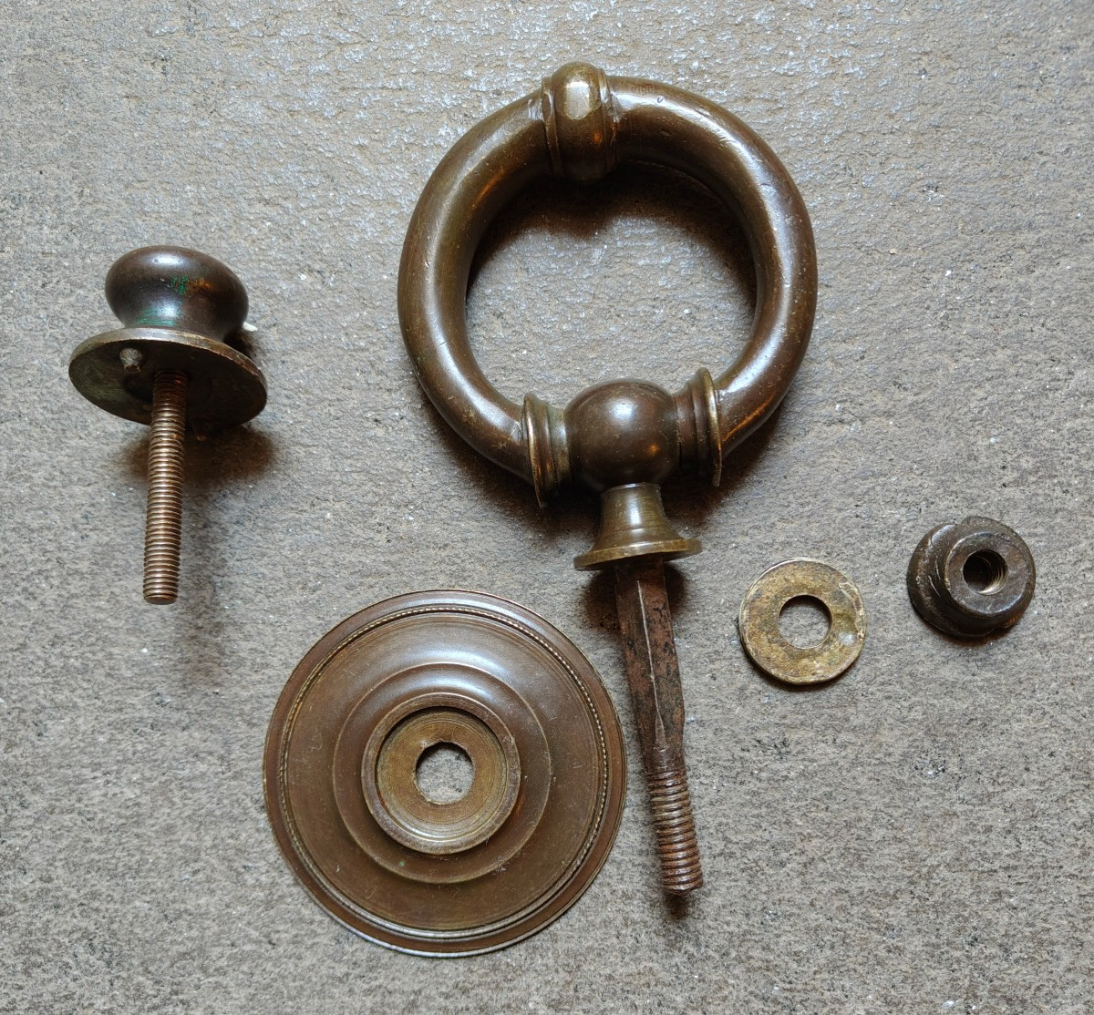 Late 18th-century Bronze Door Knocker-photo-4