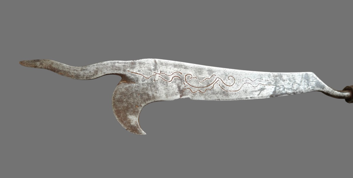 Rare Winemaker's Tool With An Ebony Handle, Piedmont, 18th Century-photo-3