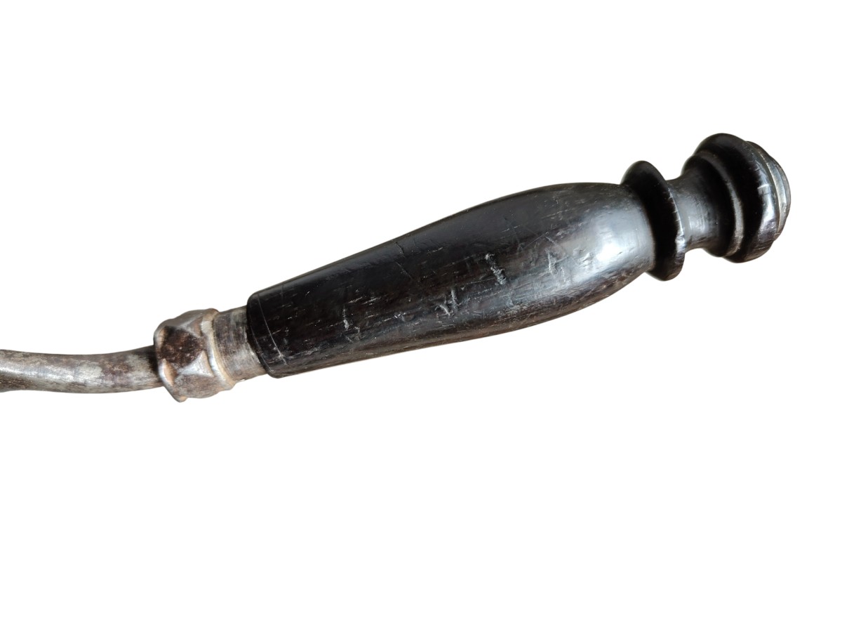 Rare Winemaker's Tool With An Ebony Handle, Piedmont, 18th Century-photo-4