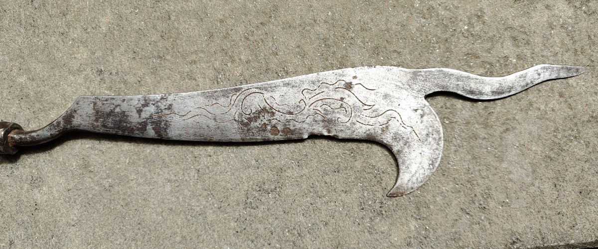 Rare Winemaker's Tool With An Ebony Handle, Piedmont, 18th Century-photo-3