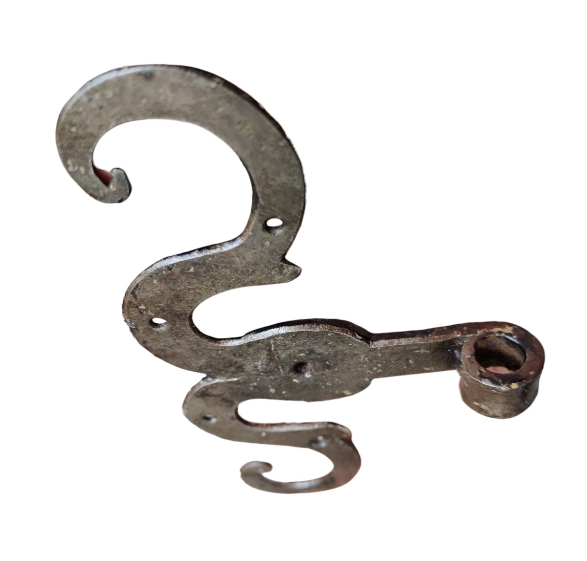 Pair Of Small Wrought-iron Hinges -photo-4