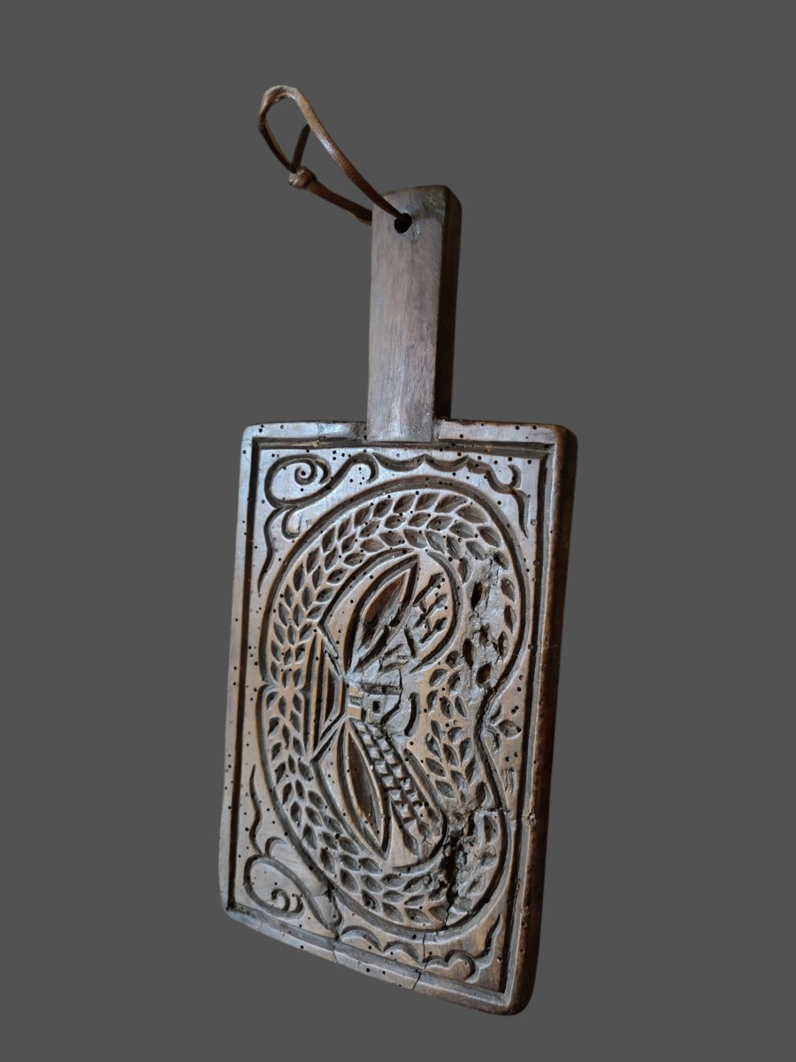 19th Century  Butter Mold Italian Alps-photo-2