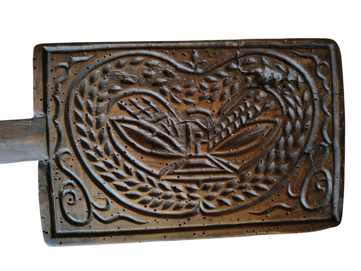 19th Century  Butter Mold Italian Alps-photo-3