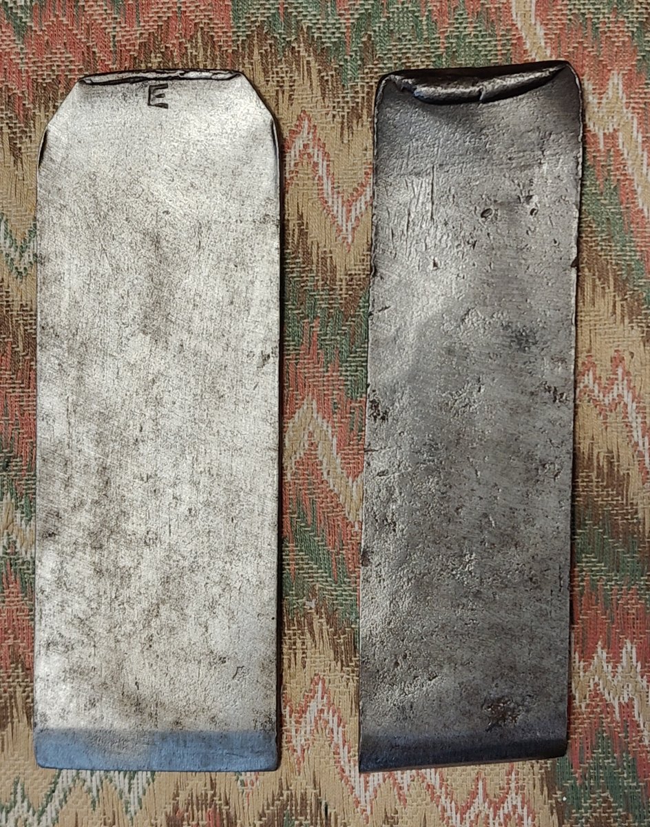 Two Different Goldenber Planer Blades Decorated With The Image Of Napoleon From The 19th Century-photo-4