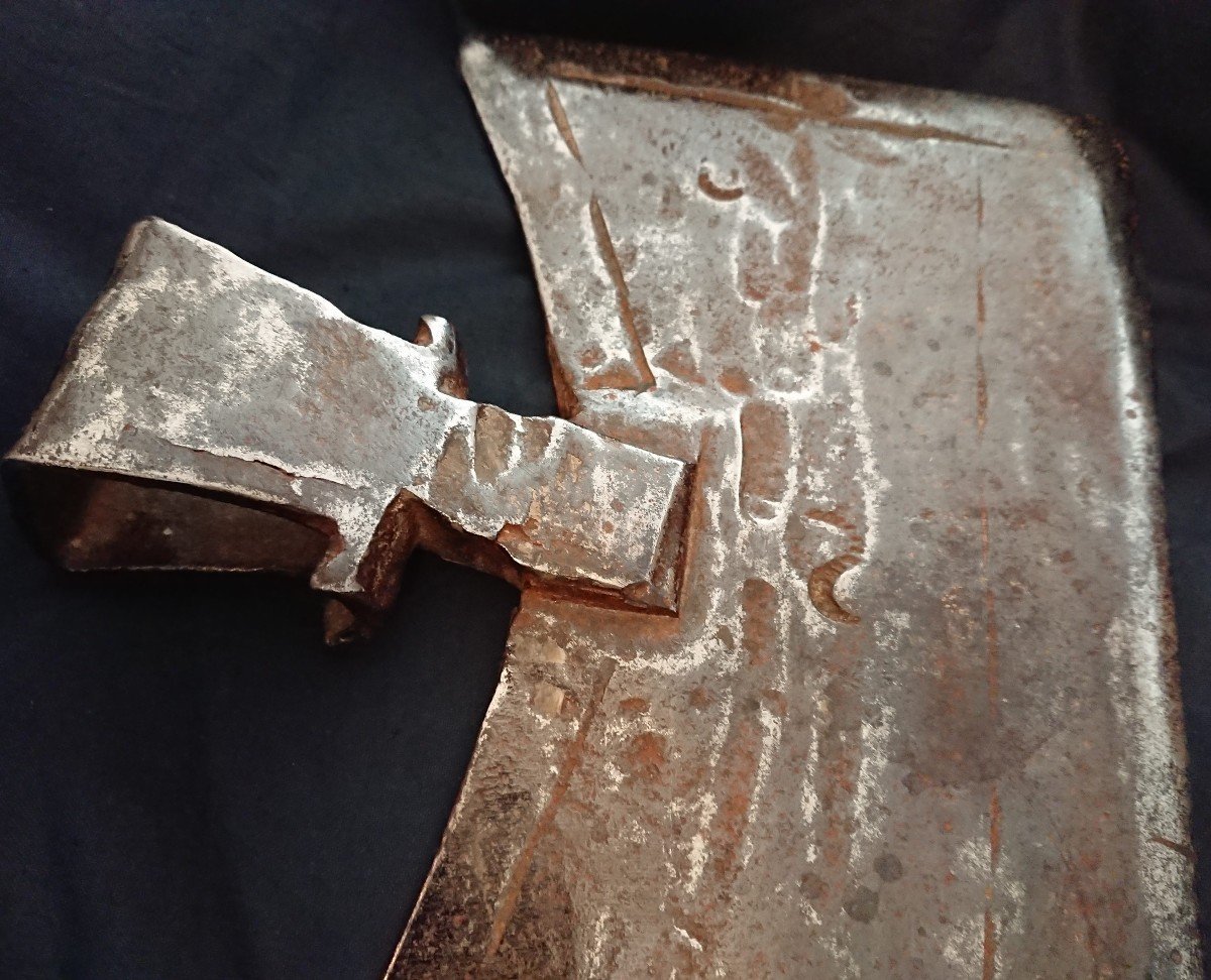 17th-century South Tyrolean Wrought-iron Axe-photo-3