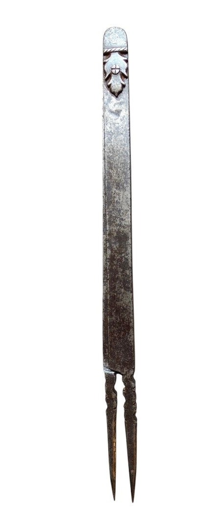 Large Wrought-iron Compass, France, 18th Century-photo-2